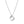 T CIRCLE PENDENT SILVER NECKLACE
