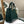 medium lady 24 blue green patent calfskin
