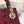 medium lady 24 wine patent calfskin