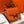 CONSTANCE 18 ORANGE EPSOM GOLD HARDWARE
