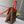 LOCKY BB 21 IN BROWN MONOGRAM CANVAS AND RED CALFSKIN GOLD BUCKLE