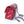 MINI RECTANGLE FLAP BAG 20CM RED PATENT CALFSKIN SILVER HARDWARE