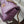 19 FLAP BAG 30 PURPLE GOATSKIN GOLD HARDWARE