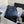CC GRABRIELLE SMALL 24 BACKPACK IN MIDNIGHT BLUE MIX BLACK CALFSKIN