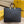 SHINE 40 TOTE BAG IN BLACK EMBOSSED CALFSKIN