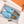 HM Mocassins Royal Loafers Sky Blue Goat Leather 348018