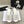 CC 26s Wooden Slippers White Tweed Lambskin 916900