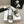 CC 26s Wooden Slippers White Green Tweed Lambskin 916904