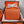 HM CONSTANCE BAGS 19 ORANGE EPSOM SILVER HARDWARE