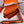 HM CONSTANCE BAGS 19 ORANGE EPSOM SILVER HARDWARE