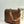 LOE 33 XS MILITARY MESSENGER BAG IN WINTER BROWN CALFSKIN AND JACQUARD