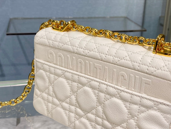 SMALL CARO BAG 20 WHITE CALFSKIN