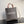 small vertical cabas 28cm black triomphe canvas tan calfskin