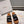 CHLOÉ WOODY WEDGE IN BLACK DENIM WITH WHITE LOGO