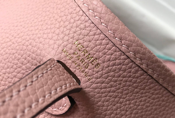 Mini Evelyne 18cm Pink Togo Ghw