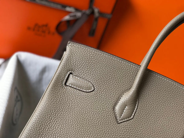 HM BIRKIN 35CM BAG KHAKI TOGO GOLD HARDWARE