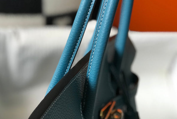 HM BIRKIN 35CM BLUE TOGO LEATHER GOLD HARDWARE