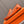 HM Men's Loafer Vibrant Orange Cowhide 509528