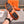 HM Men's Loafer Vibrant Orange Cowhide 509528