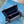 RIMOWA 20 CASE BAG IN COBALT BLUE ALUMINUM MAGNESIUM