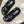 CC 25S Dad Sandal Black Denim Calfskin