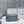 medium caro 25.5 gray supple calfskin