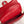 FLAP BAG MEDIUM 25CM RED PATENT CALFSKIN SILVER HARDWARE