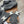 CE Hat Scarf Gloves Set Gray Knit Fur 475092