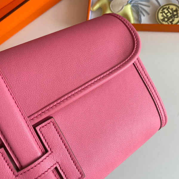 HM Jige 29 Salmon Pink Swift Calfskin 229029