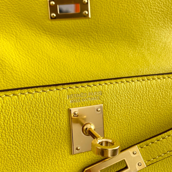 Kelly Danse II 22cm Yellow Evercolor Leather Ghw
