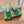 Summer Charms Mules 80 Green Suede Pink Lambskin
