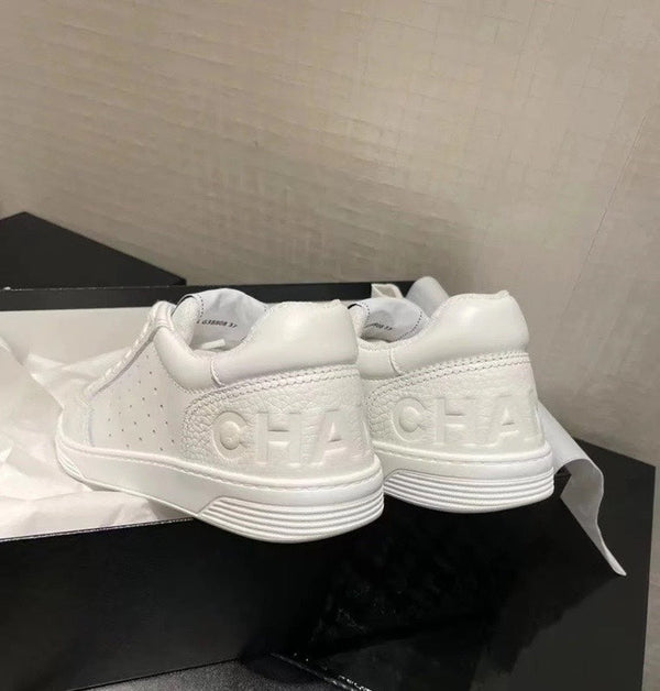 CC 22A Sneaker White Calfskin & Rubber 413920