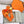 Oasis Sandal Epsom Calfskin Orange