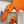 Oasis Sandal Epsom Calfskin Orange