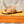 HM IZMIR SANDAL TANGERINE AND BRONZE LAMBSKIN