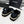 CC 26s Dad Sandal Black Blue Leather Suede 867658