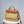 Herbag 31 Toile Beige Canvas Gold Cowhide Leather