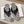 CD ALIAS THONG CROCODILE MOTIF BLACK AND BEIGE CALFSKIN