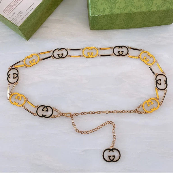 GG 2026 Interlocking G Chain Belt 201708