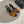 LA 16 HEELED MULES IN TIGER PATTERN RABBIT FUR