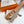 JUMBO BELT SILVER BUCKLE & REVERSIBLE CAMEL BROWN AND ORANGE LEATHER STRAP 32MM