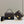 FENDI KANI 26 BAG IN BLACK MIX CHOCOLATE BROWN FFF CALFSKIN WITH GOLD HARDWARE