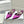 Manolo Flats Mules Diamond Buckle Purple Silk Satin 327487