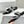Manolo Flats Mules Crystal Black Silk Satin 327467