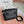 FISH BAG 24 BLACK COWHIDE LEATHER