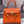 KELLY BAG 20 IN FIRE ORANGE OSTRICH LEATHER WITH GOLD HARDWARE (MADE - TO - ODER)