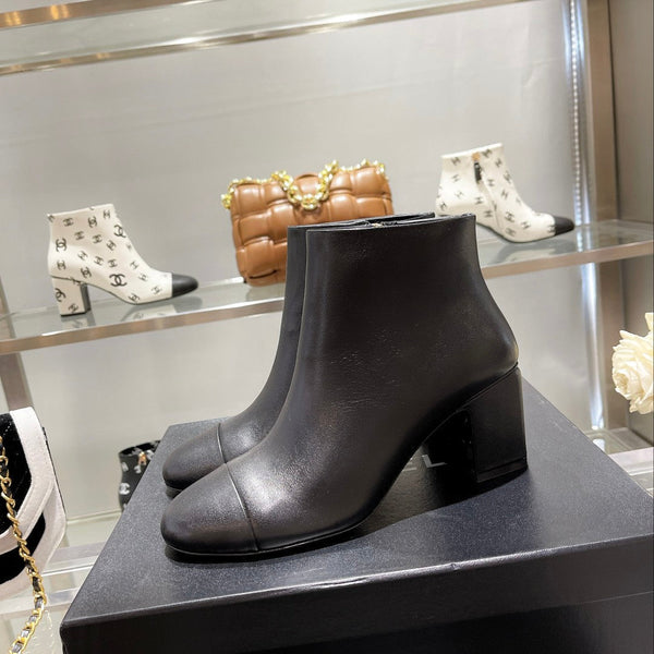 CC 26s Booties 6.5cm Black Sheepskin 966880