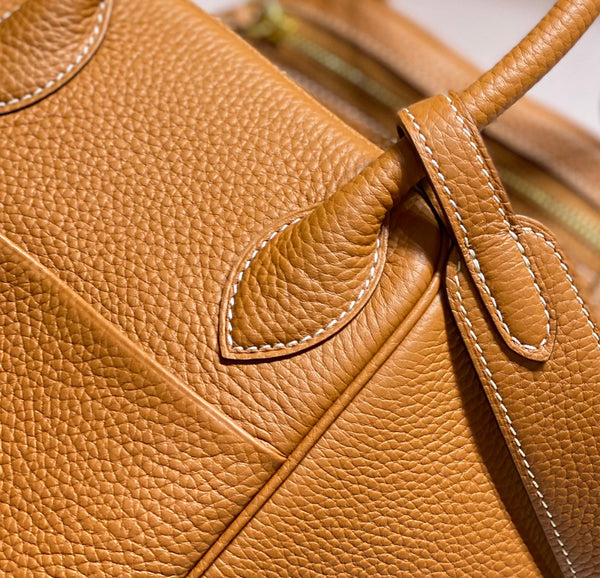 HM LINDY 26 BAG ORANGE TAURILLON CLEMENCE LEATHER