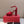 Open Toe Pump With One Stud Diamond Patent Red Leather 130MM