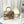 SHOPPING BAG 26 IN BEIGE AND BLACK EMBROIDERED CANVAS